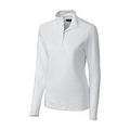 Cutter & Buck Ladies' Long Sleeve Belfair Pima Half-Zip